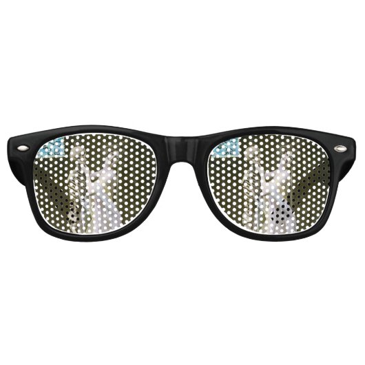 Red de laatste dans voor mij retro zonnebril (Voorkant)