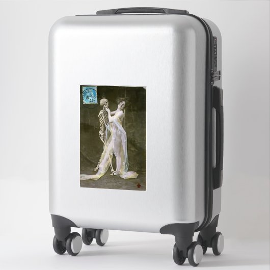 Red de laatste dans voor mij sticker (Koffer)