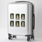 Red de laatste dans voor mij sticker (Koffer)