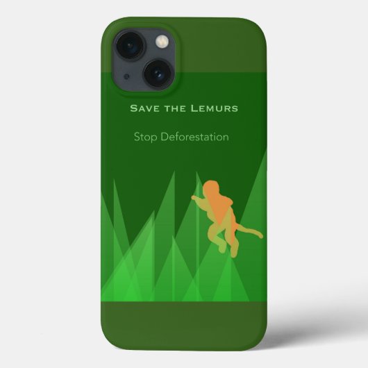 Red de Lemuren Case-Mate iPhone Case (Achterkant)