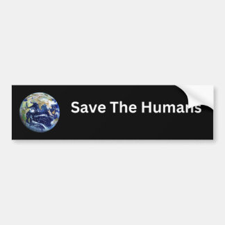 Red de menselijke Bumpersticker