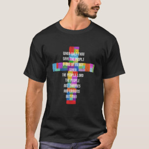 Red de mensen Godspell muzikaal theater T-shirt