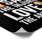 Red De Mishandelde Sla De Gewonde Liefde De Mi Poster (Hoek)