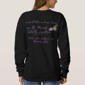 Red de Monarch vlinder Sweatshirt (Achterkant)