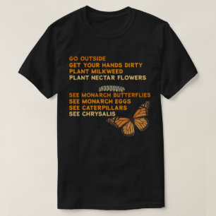 Red de Monarchvlinder T-shirt