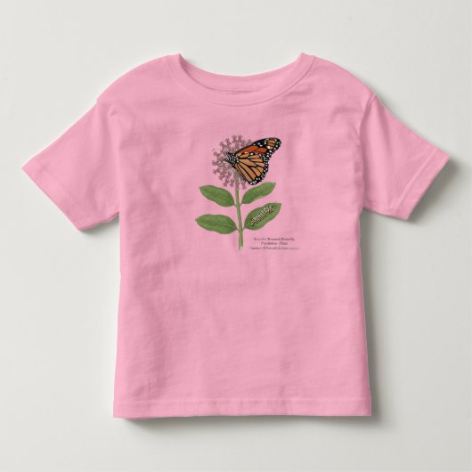 Red de Monarchvlinderpopulatie Kinder Shirts (Voorkant)