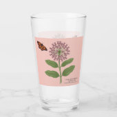 Red de monarchvlinderpopulatie op Moederdag Glas (Achterkant)
