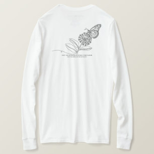 Red de monarchvlinderpopulatie t-shirt