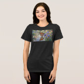 Red de monarchvlinderpopulatie Tri-Blend shirt (Voorkant volledig)