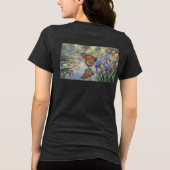 Red de monarchvlinderpopulatie Tri-Blend shirt (Achterkant)