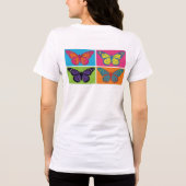 Red de monarchvlinderpopulatie Tri-Blend shirt (Achterkant)