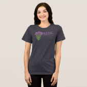 Red de monarchvlinderpopulatie Tri-Blend shirt (Voorkant volledig)