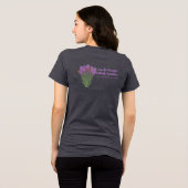 Red de monarchvlinderpopulatie Tri-Blend shirt (Achterkant volledig)