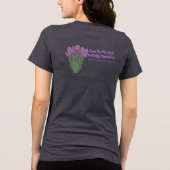 Red de monarchvlinderpopulatie Tri-Blend shirt (Achterkant)