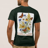 Red de Monarchvlinders T-shirt (Achterkant)