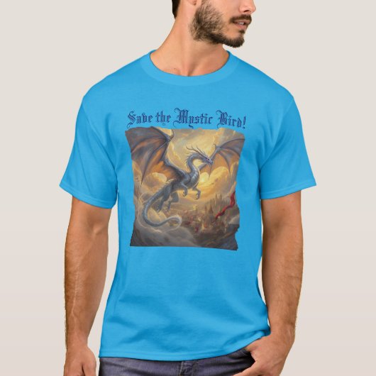 "Red de mystieke vogel" T-shirt (Voorkant)