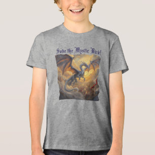 "Red de mystieke vogel" Tri-Blend Shirt
