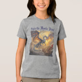 "Red de mystieke vogel" Tri-Blend Shirt (Voorkant)