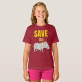 Red de neushoorn! t-shirt (Voorkant volledig)