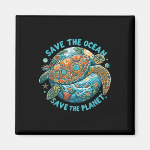 Red de oceaan Red de Schattigee Zee schildpad Magneet