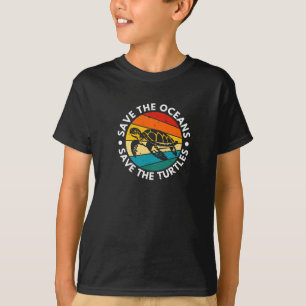 Red de Oceaan Red de Schildpadden T-shirt
