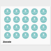 Red de oceaan. Schildpad. Stickers en labels (Vel)