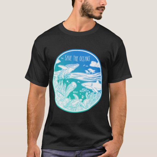 Red de Oceaan! T-shirt (Voorkant)