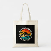 Red De Oceanen Red De Schildpadden Tote Bag (Achterkant)