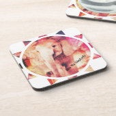 Red de olifanten, Baby olifant Sunshine Bier Onderzetter (Linkerzijde)