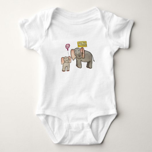 Red de Olifanten Romper (Voorkant)
