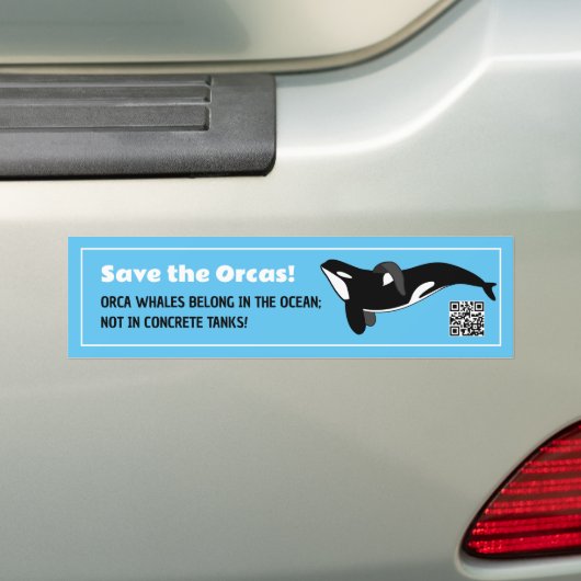 Red de Orka's  Bumpersticker (Op auto)