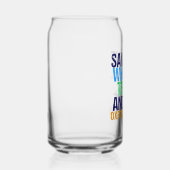 Red de Oxford Comma Funny Grammar Blikvorm Glas (Rechts)