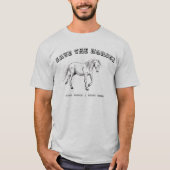 Red de paarden met het TJHH Shirt (Voorkant)