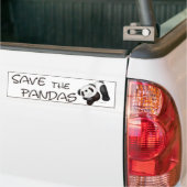 Red de panda's bumpersticker (Op Truck)