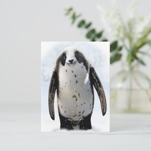 Red de Panguin! Briefkaart (Staand voorkant)