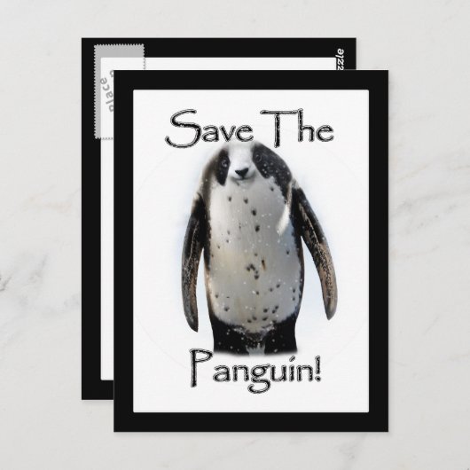 Red de Panguin! Briefkaart (Voorkant / Achterkant)