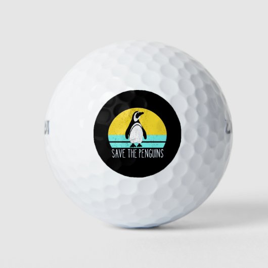 Red De Pinguïns Golfballen (Voorkant)