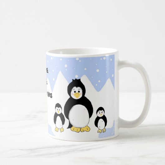 Red de Pinguïns Koffiemok (Rechts)