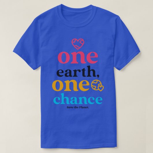 Red de planeet Aarde Dag Milieuactivist Environ T-shirt (Design voorkant)