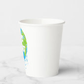 Red de planeet Aarde Dag Papieren Bekers (Links)