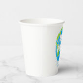 Red de planeet Aarde Dag Papieren Bekers (Rechts)