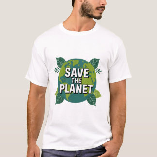 Red de Planeet Eco Vriendelijk T‑Shirt T-shirt