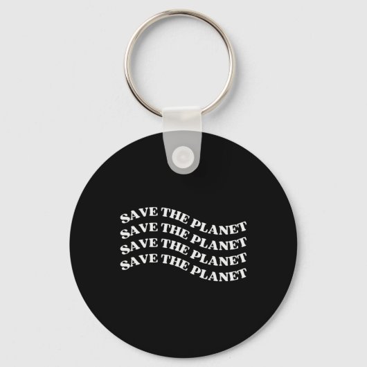 Red de planeet Red de aarde waar onze planeet het Sleutelhanger (Voorkant)
