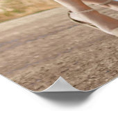 Red de planeet - Ride a Bike Motivatie kunst Poster (Hoek)