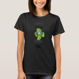 Red de Planten eet meer Vlees Anti Veganistisch T-shirt