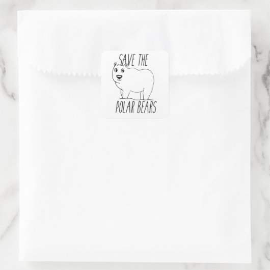 Red de Polar Beren Stickers (Tas)