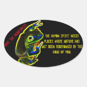 Red de Rainforest sticker (Voorkant)