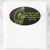 Red de Rainforest sticker (Tas)