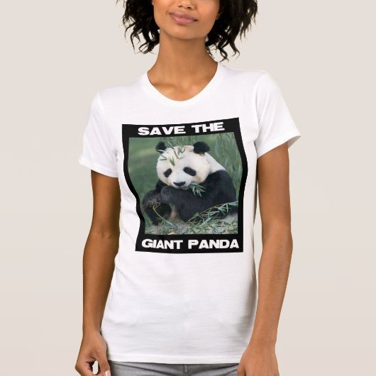 Red de reuzenpanda t-shirt (Voorkant)