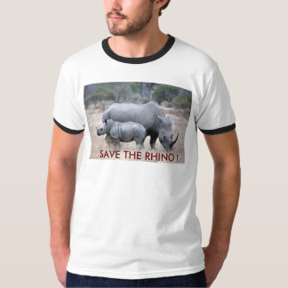 Red de rhino! t-shirt